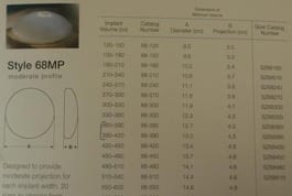 Implant spec sheet 2