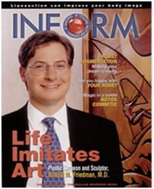 Dr. Friedman on the cover of Inform